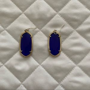 Kendra Scott Royal Blue Drop Earrings